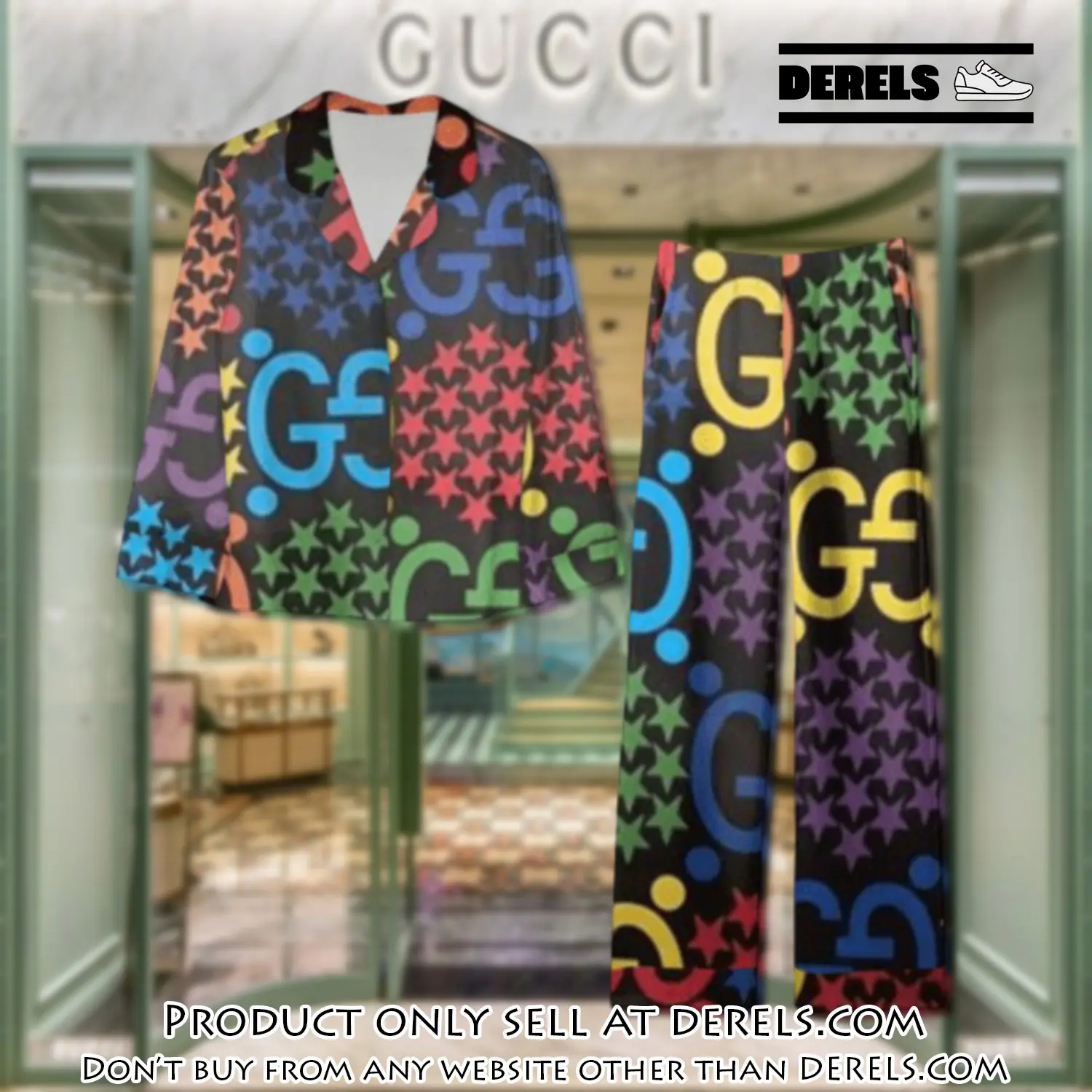 Trending luxury gc satin pajama set pjs1059 dr3442806